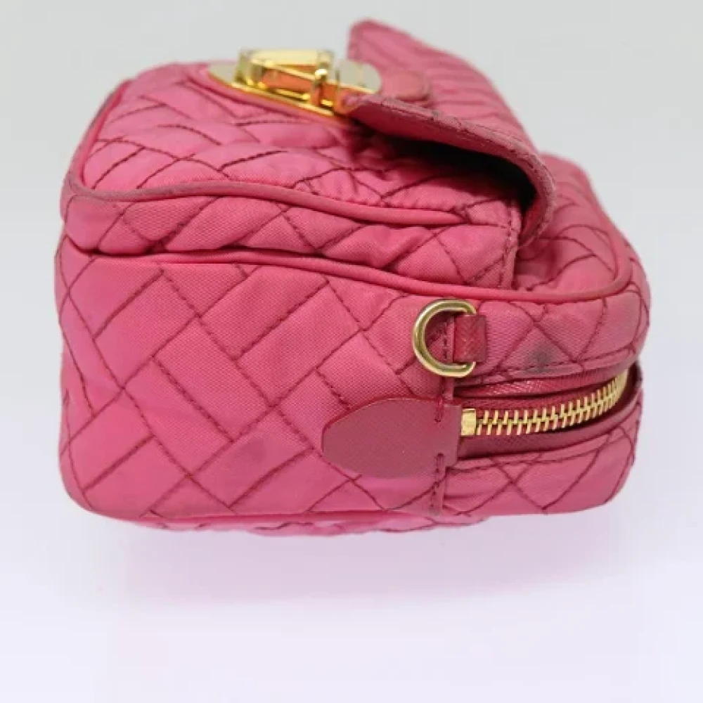 Prada Vintage Pre-owned Fabric prada-bags Pink Dames
