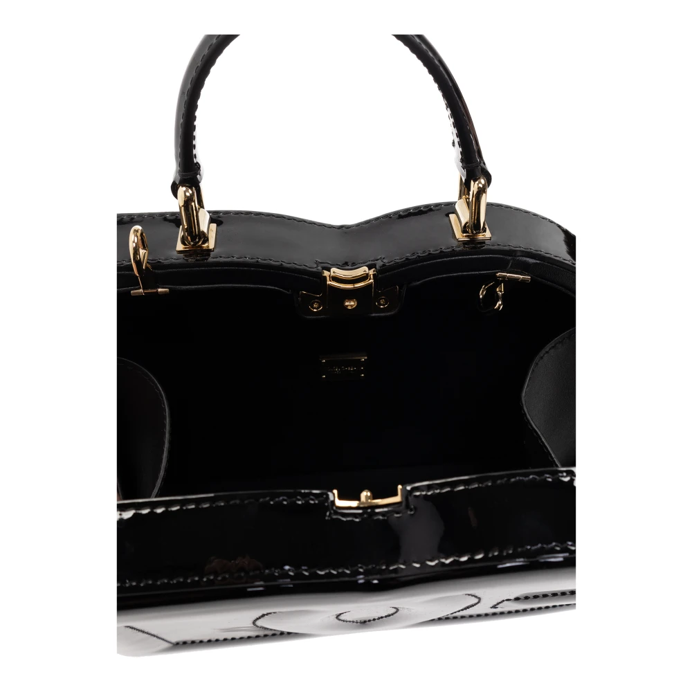 Dolce & Gabbana Schoudertas met logo Black Dames