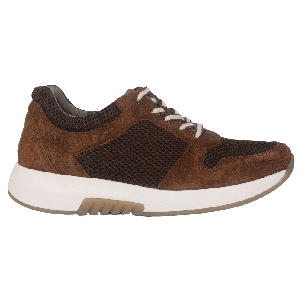 Gabor Rollende sneaker voor vrouwen – Dames Schoenen Bruin