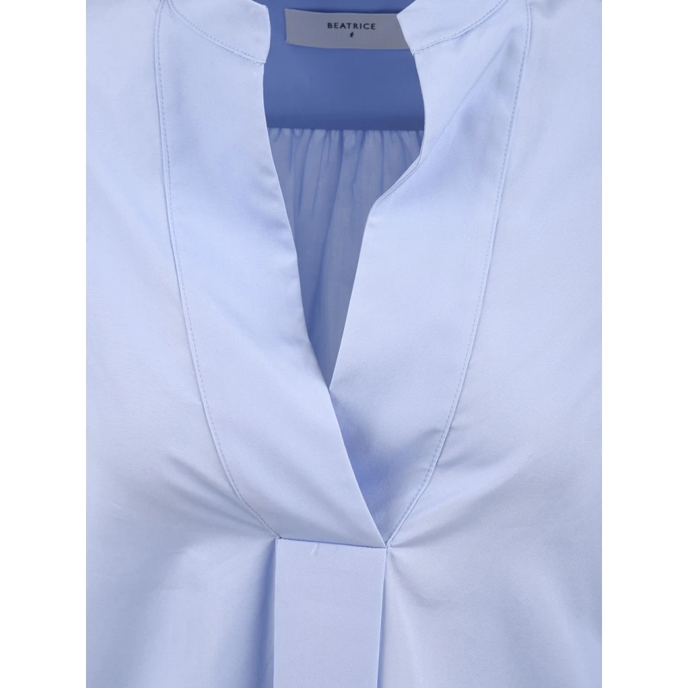 Beatrice .b Blauwe Ride 520 Shirt voor Vrouwen Blue Dames
