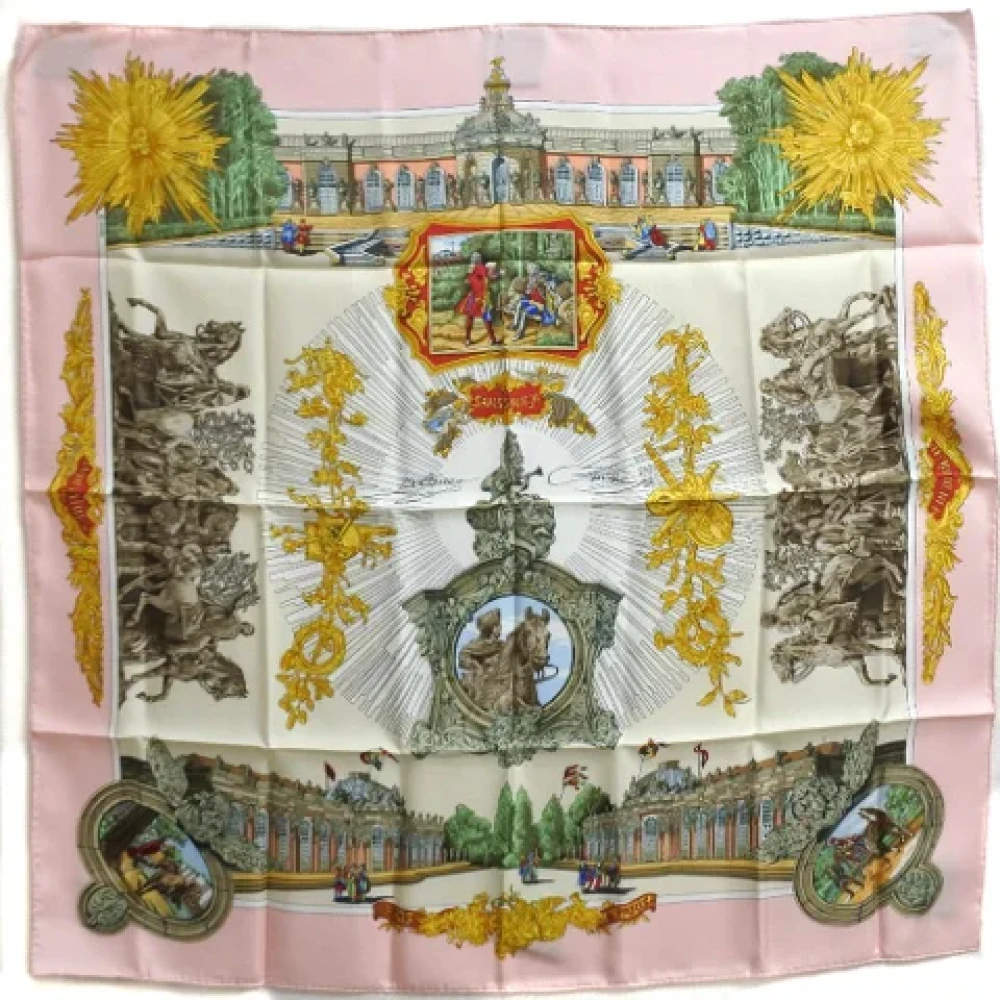 Pre-owned > Pre-owned Accessories > Pre-owned Scarves - - Hermès Vintage - Modalova