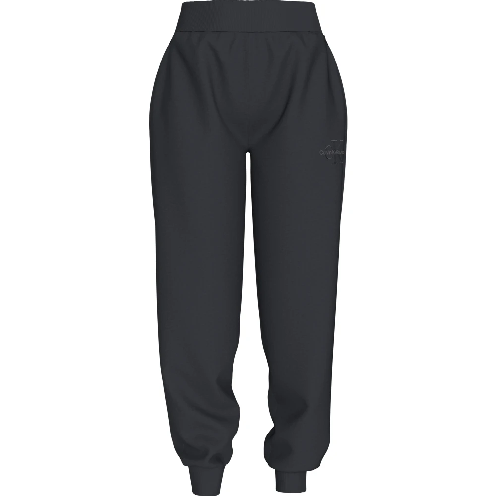 Calvin Klein Antraciet Elastische Taille Broek Gray Dames
