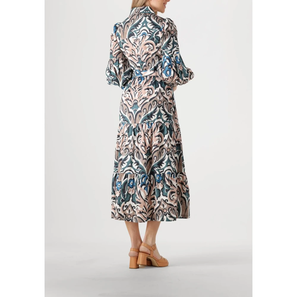 Dea Kudibal Rosetta Midi Jurk in Multicolor Print Multicolor Dames