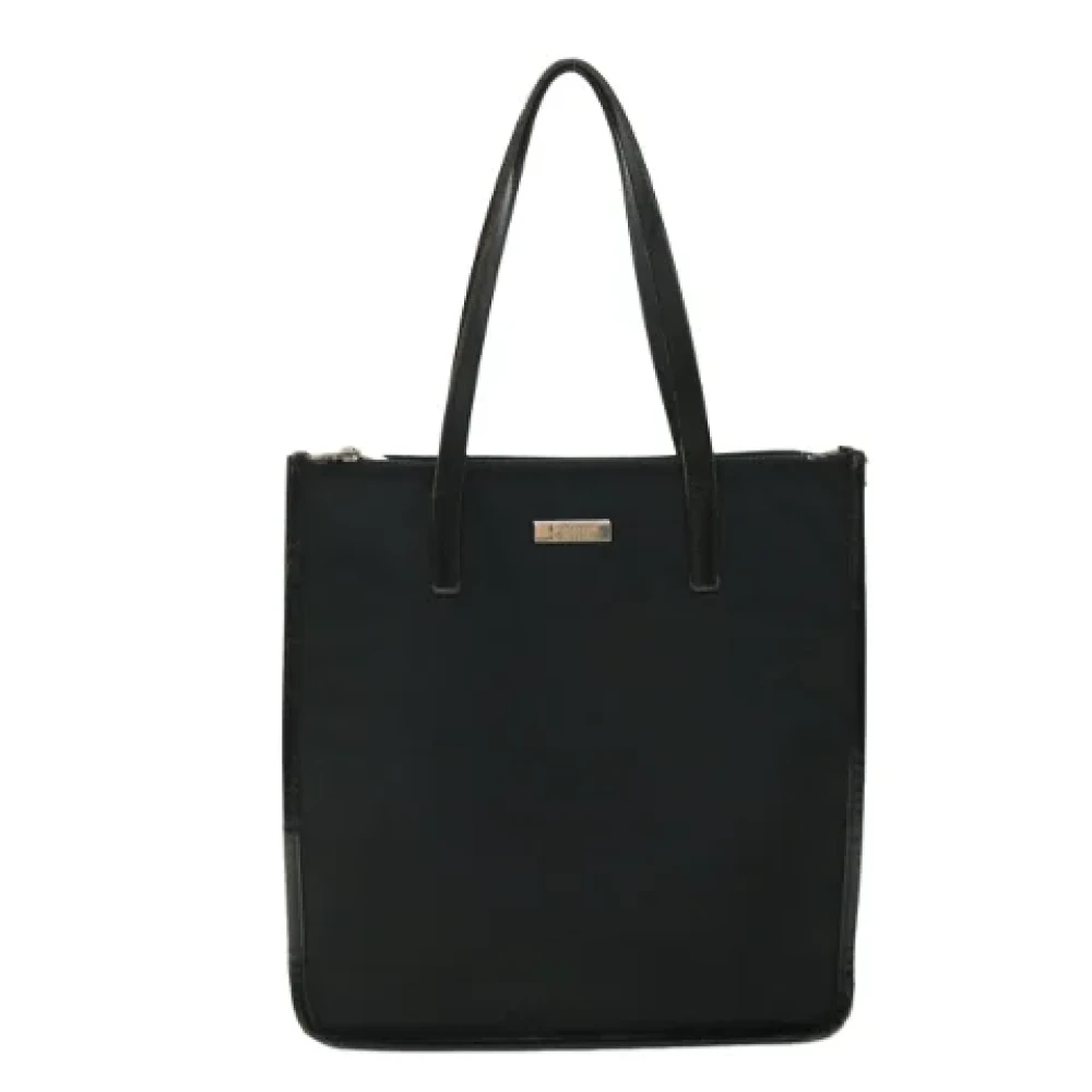 Burberry Vintage Pre-owned Fabric totes Black Dames