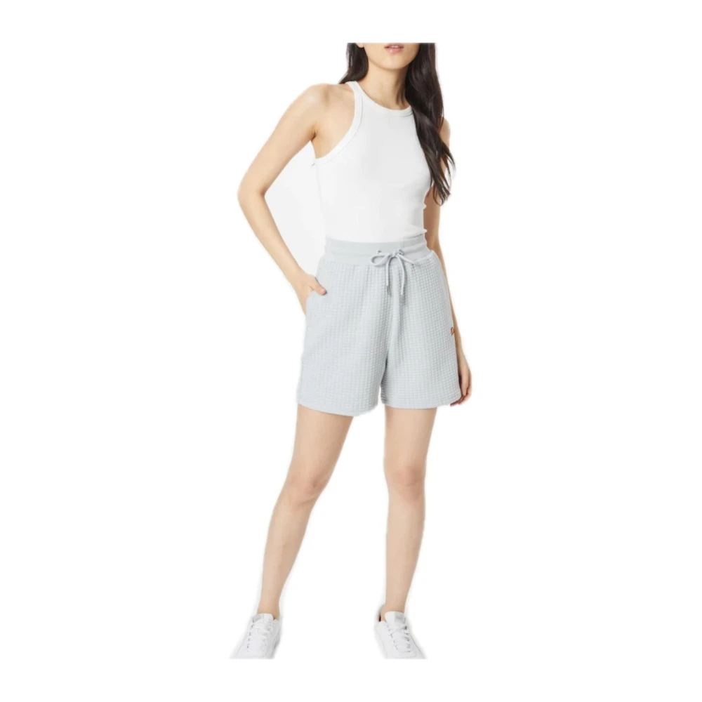 Ellesse Geborduurde Grijze Shorts voor Vrouwen Gray Dames
