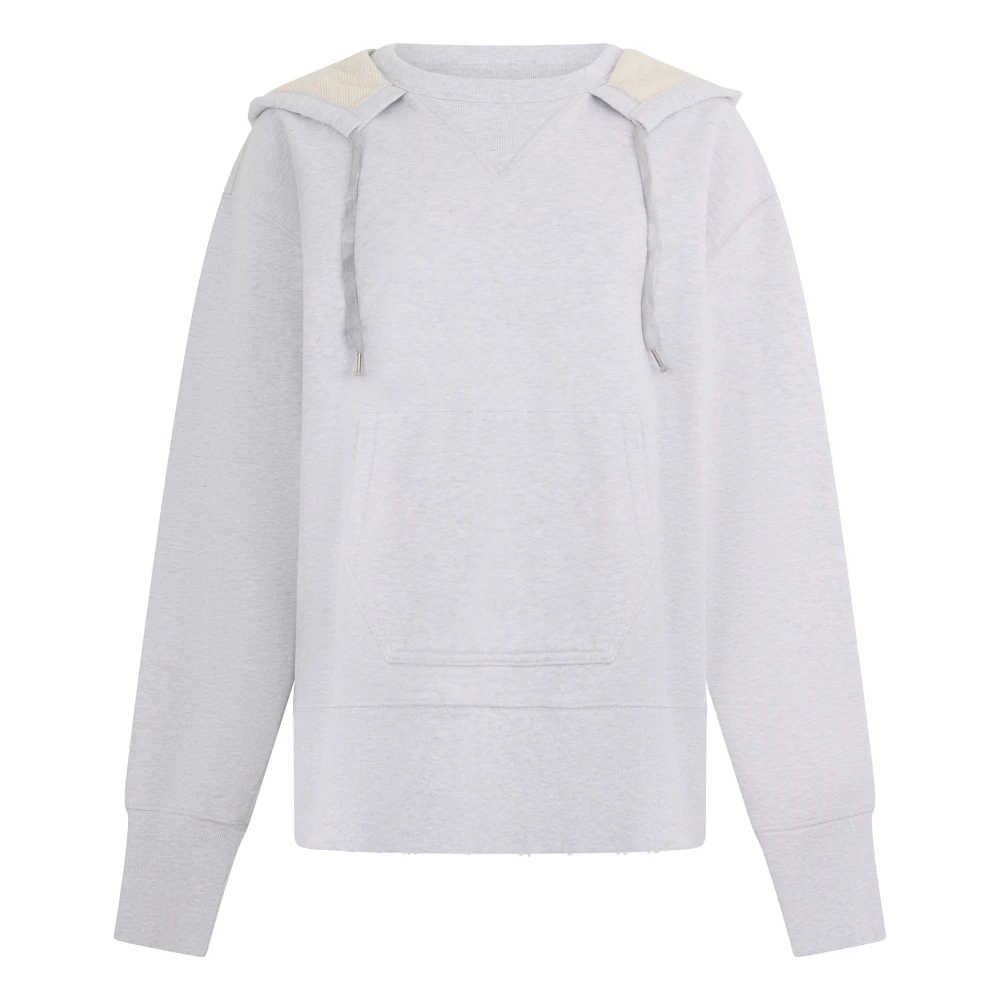 Maison Margiela Women's Gray Hoodies, L, Hooded Sweatshirt