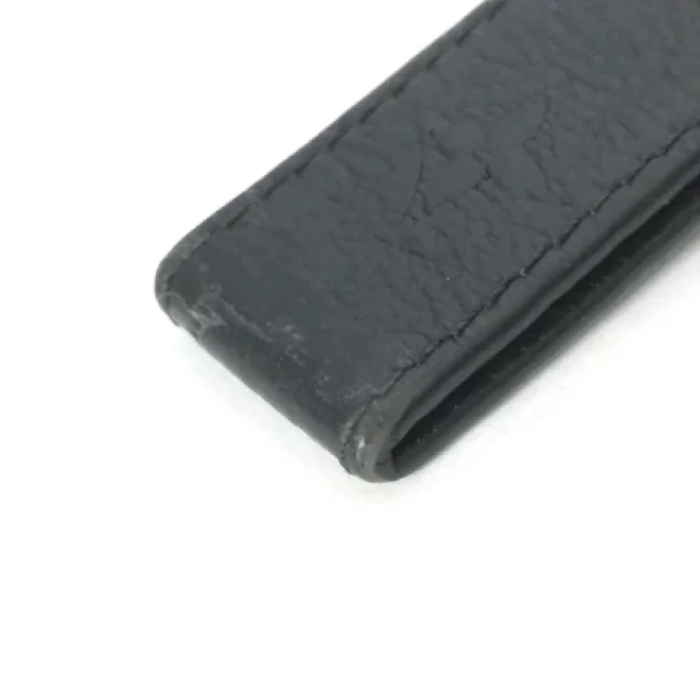 Louis Vuitton Vintage Pre-owned Leather key-holders Black Dames