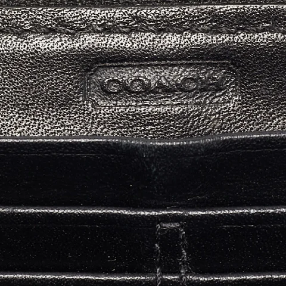 Coach Pre-owned Canvas clutches Black Dames