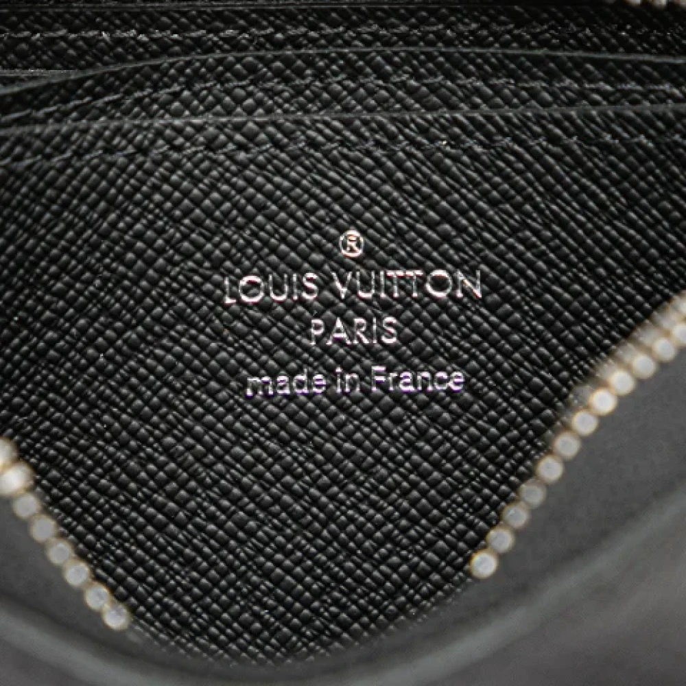 Louis Vuitton Vintage Pre-owned Leather wallets Black Dames