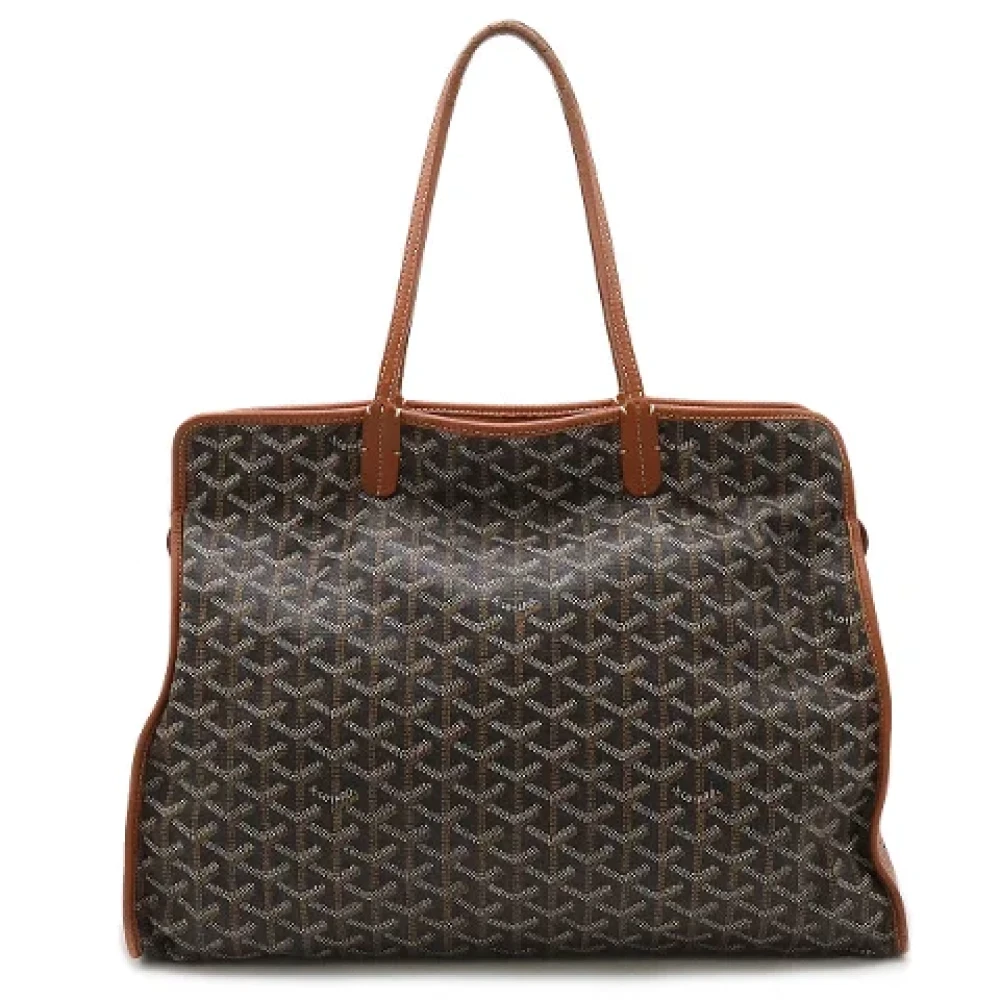 Goyard Vintage Pre-owned Canvas totes Black Dames