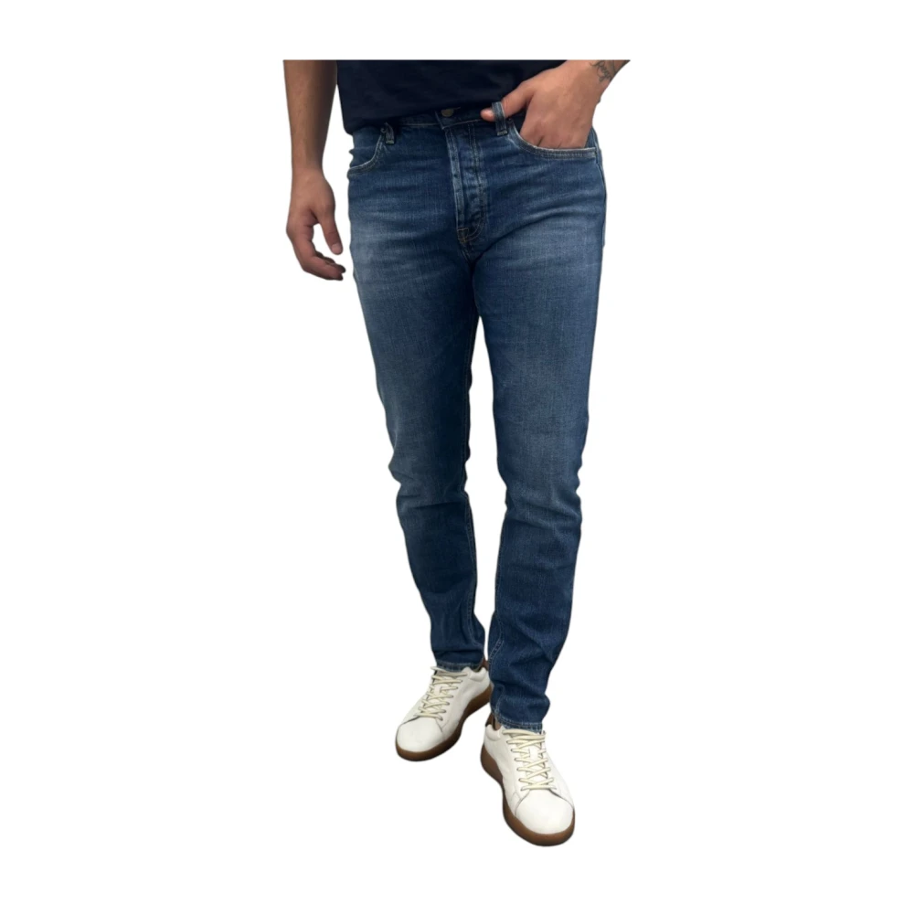 Siviglia Klassieke Denim Jeans voor Mannen Blue Heren