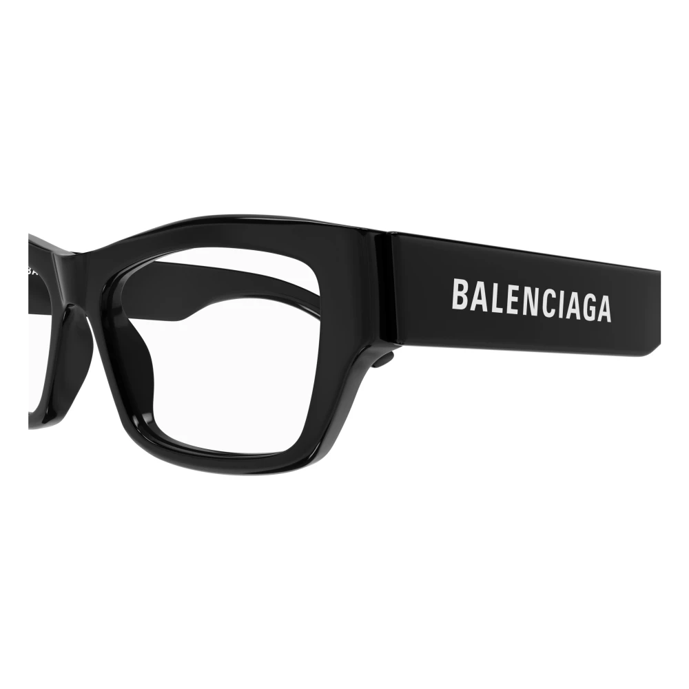 Balenciaga Stijlvolle Bril in Zwart Black Heren