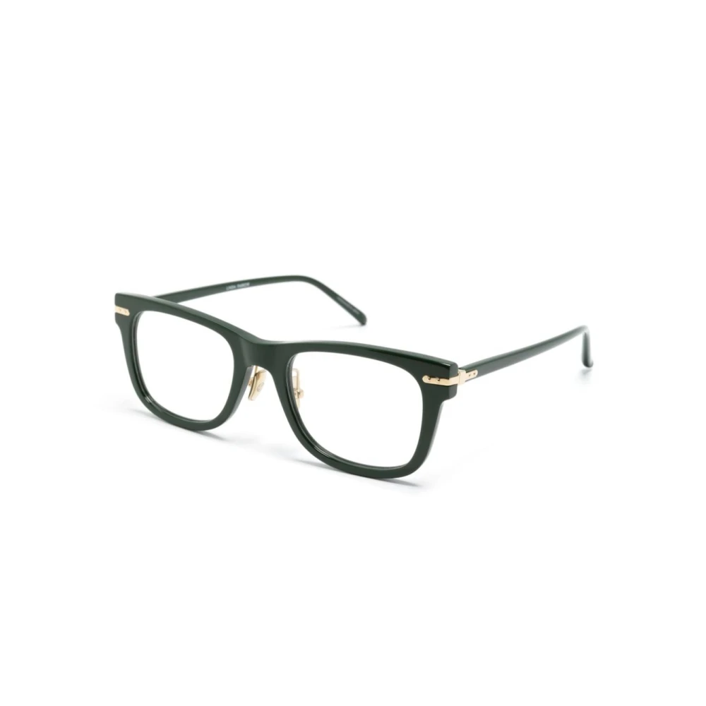 Linda Farrow Green Glasses, Female, 51 Mm, Optical Frame For Everyday Use