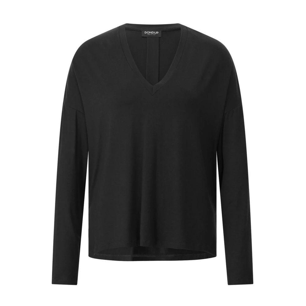 Dondup Donna Nero Top, L, New,