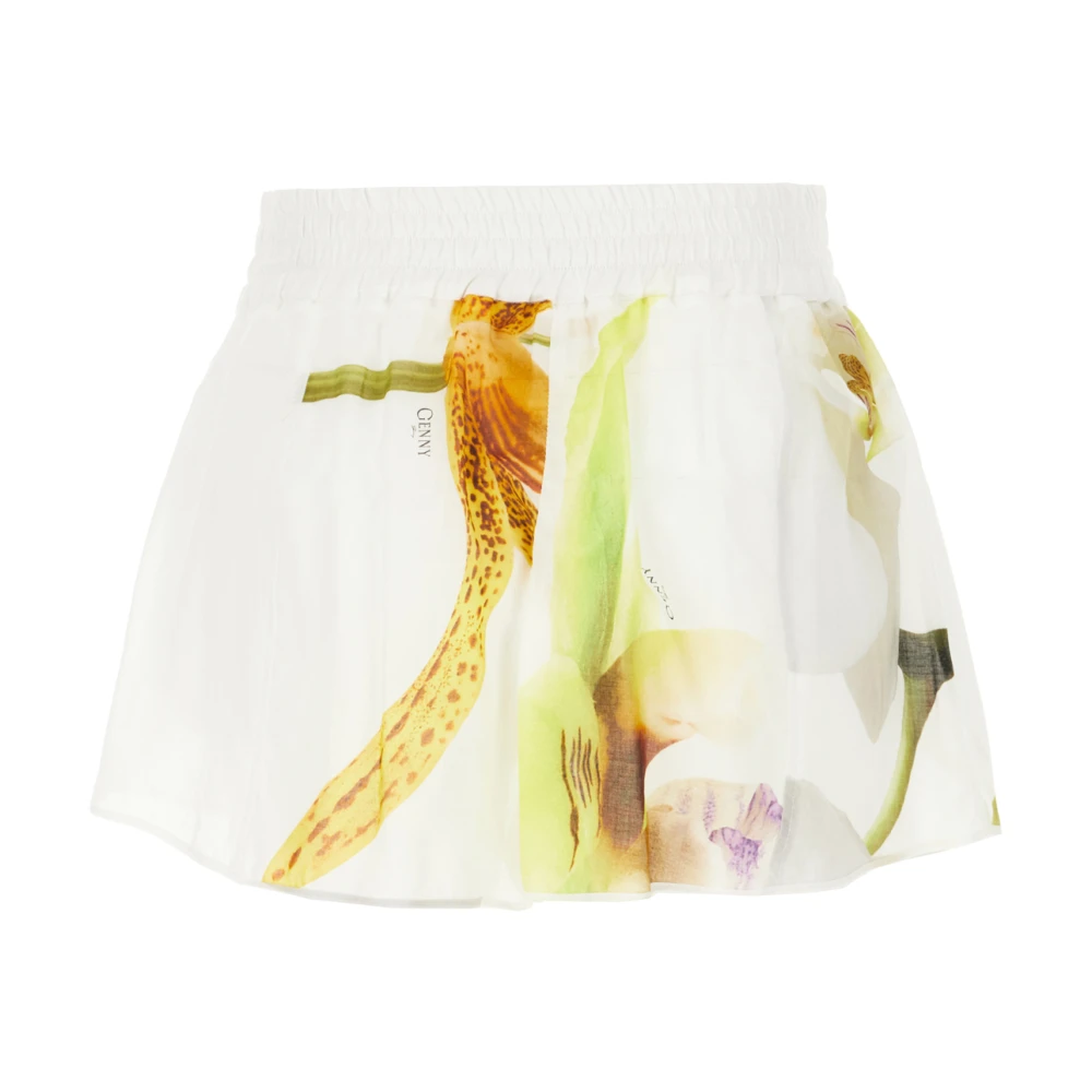 Genny Casual Denim Shorts voor Vrouwen White Dames