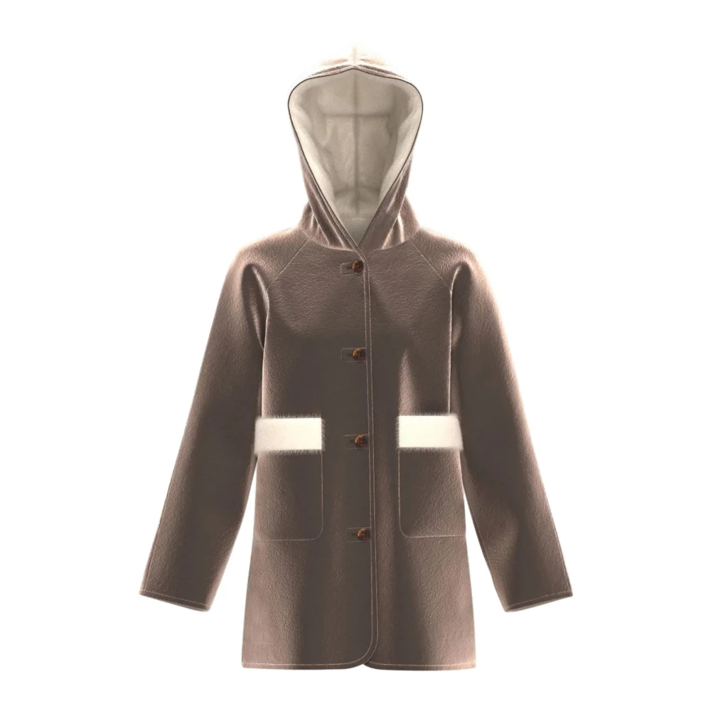 Emme DI Marella Stijlvolle jas met 100% samenstelling Brown Dames