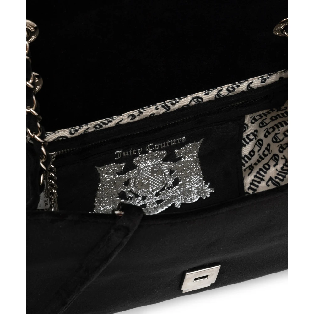 Juicy Couture Stijlvolle Iris Schoudertas met Sluiting Black Dames