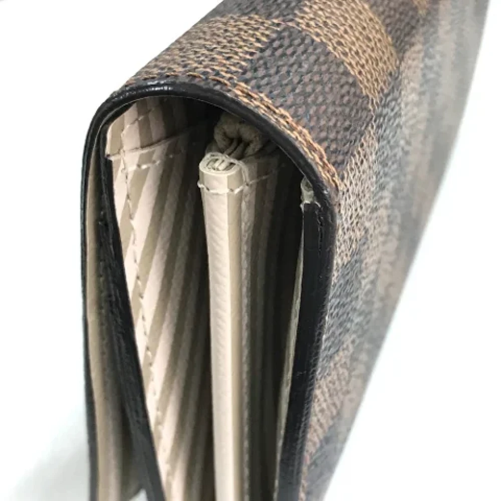 Louis Vuitton Vintage Pre-owned Canvas wallets Brown Dames