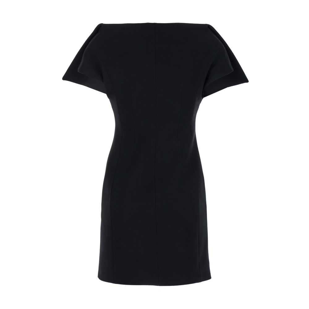 Salvatore Ferragamo Zwarte Abito Jurken Black Dames