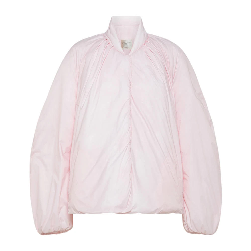 Forte Stijlvolle Jas in Oesterkleur Pink Dames