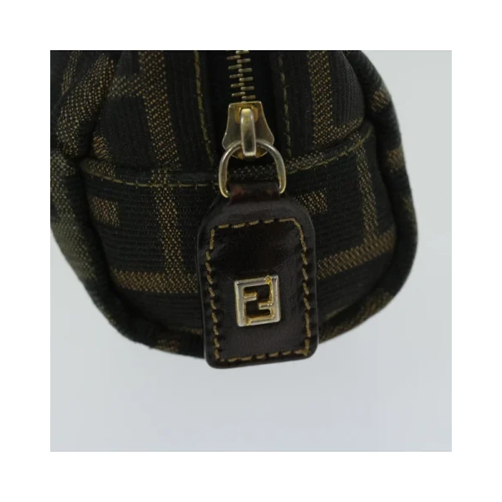 Fendi Vintage Pre-owned Canvas fendi-bags Brown Dames