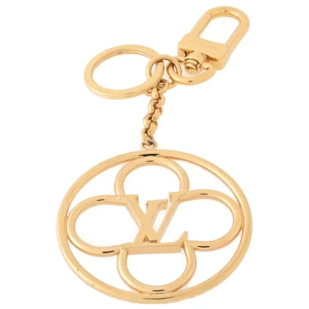 Louis Vuitton Vintage Pre-owned Metal key-holders Yellow Dames