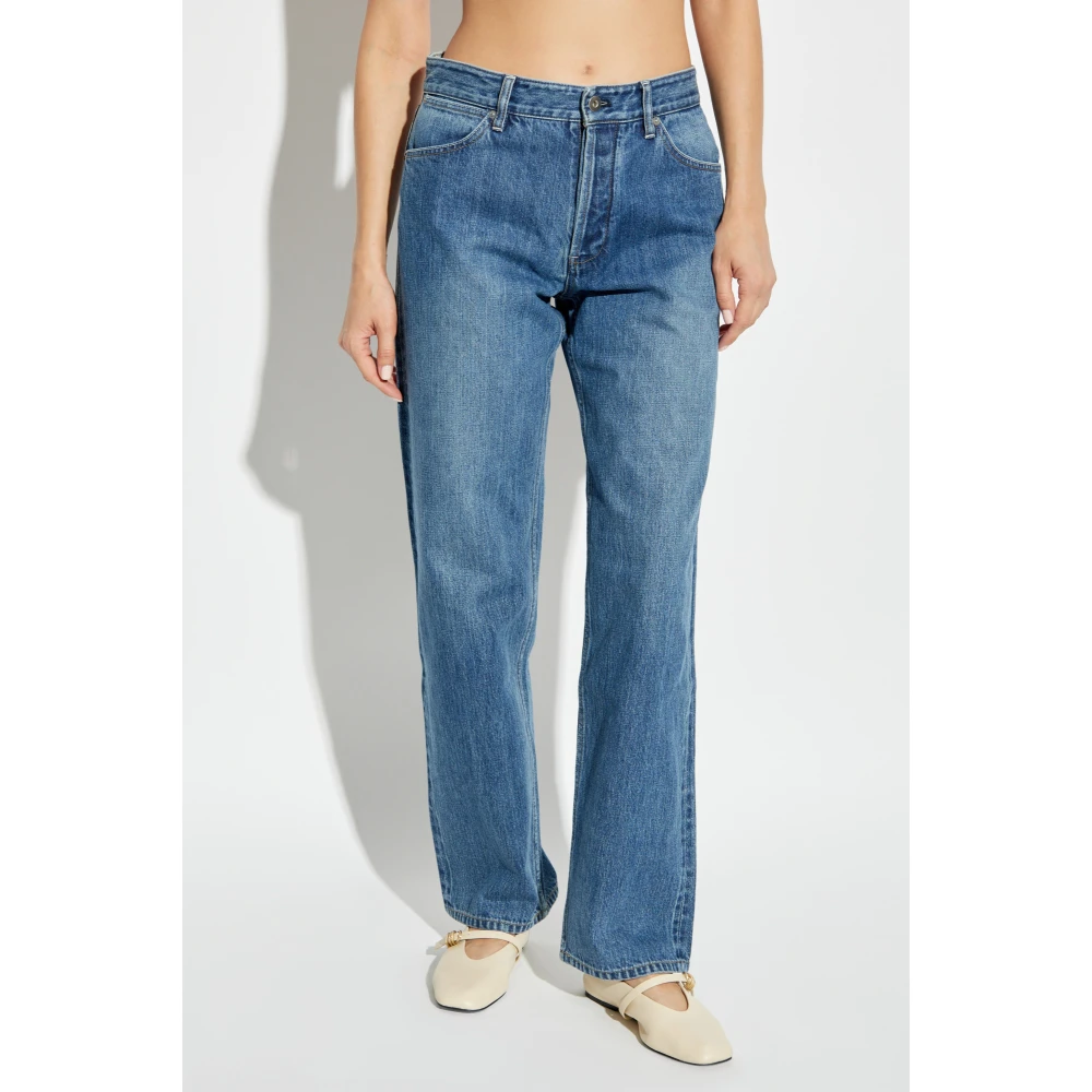 Jil Sander Jeans met logo Blue Dames