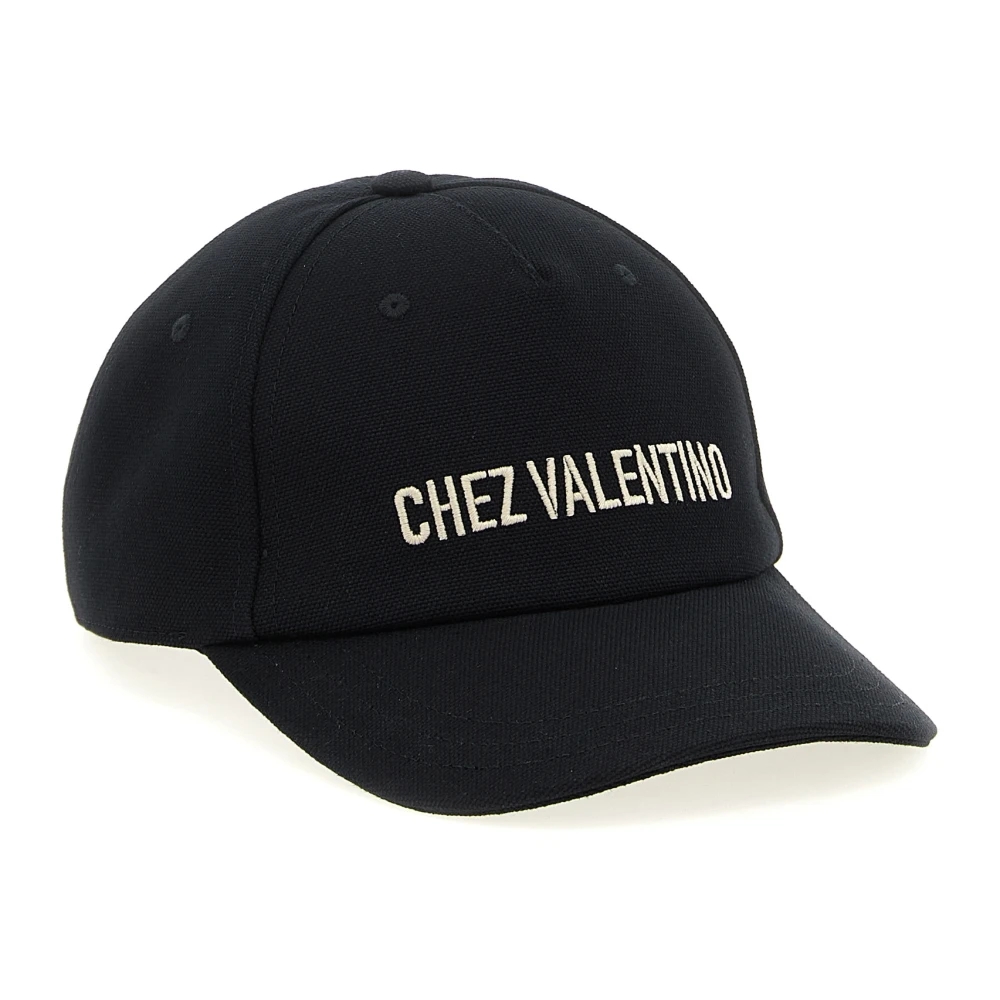 Valentino Garavani Men's Black Hats & Caps, 58 Cm, Hats
