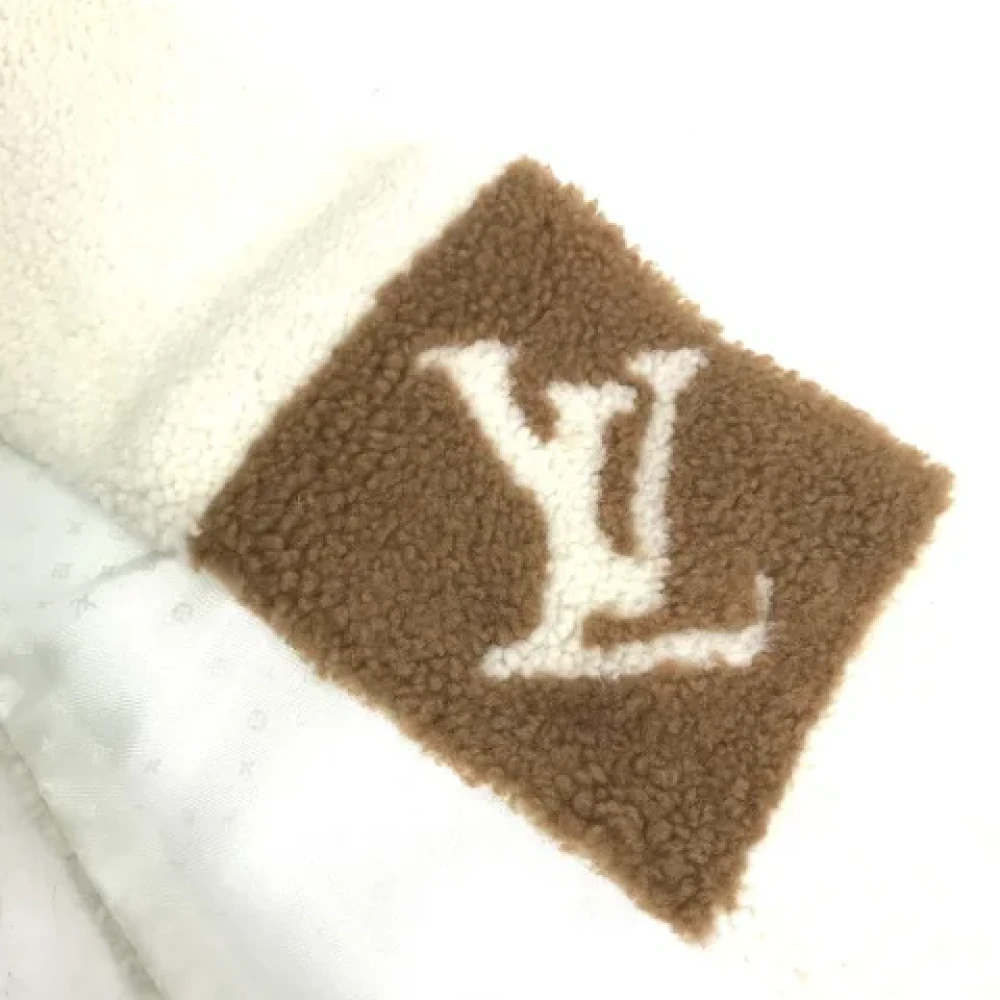 Louis Vuitton Vintage Pre-owned Fabric scarves White Dames