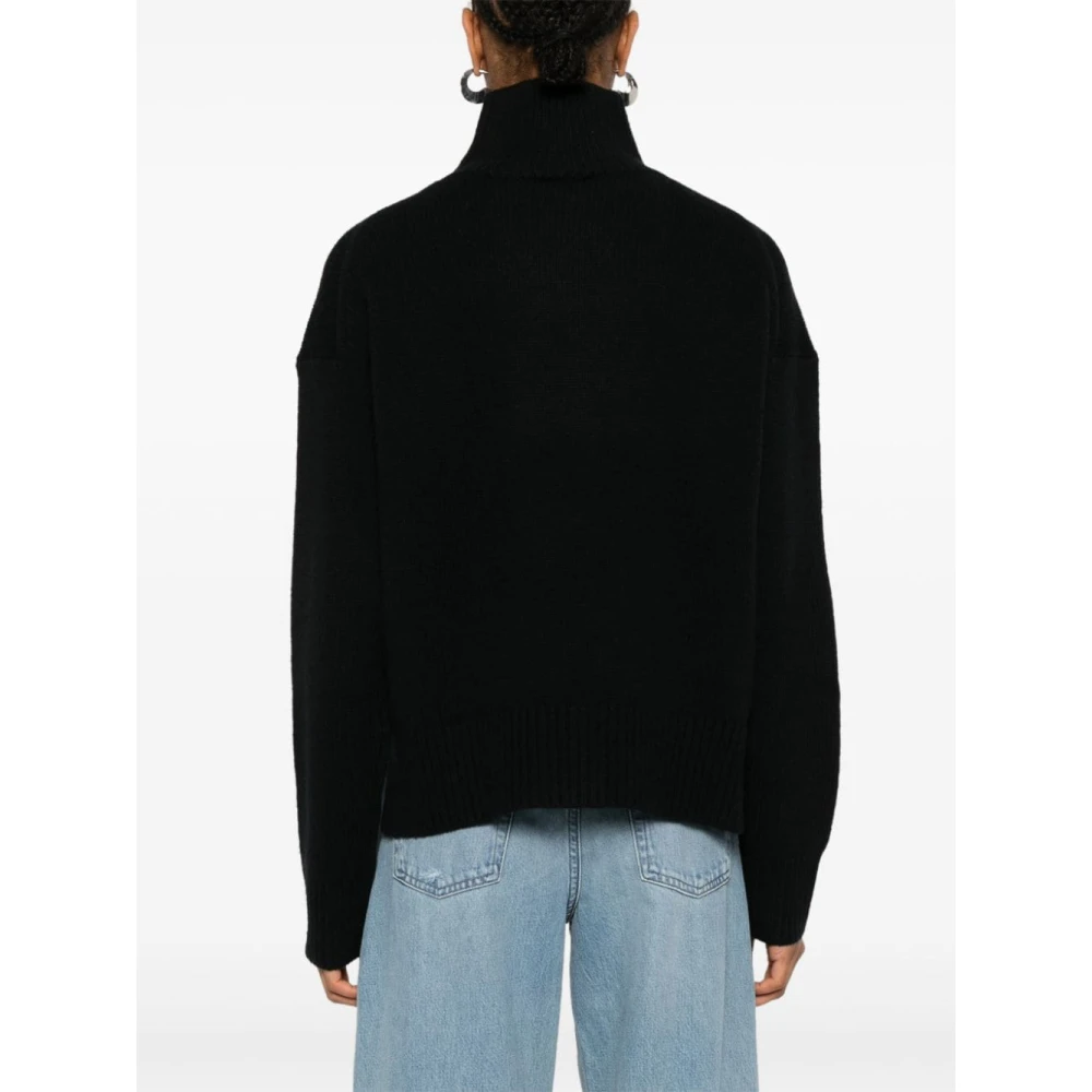 Calvin Klein Zwarte Sweater Aw24 Damesmode Black Dames