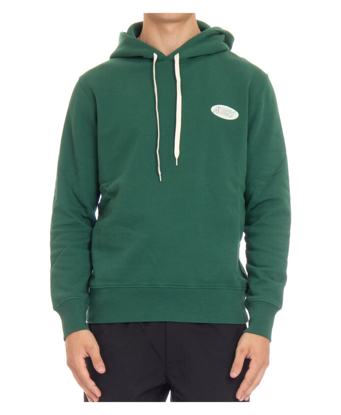 sweat-a-capuche-en-coton-vert