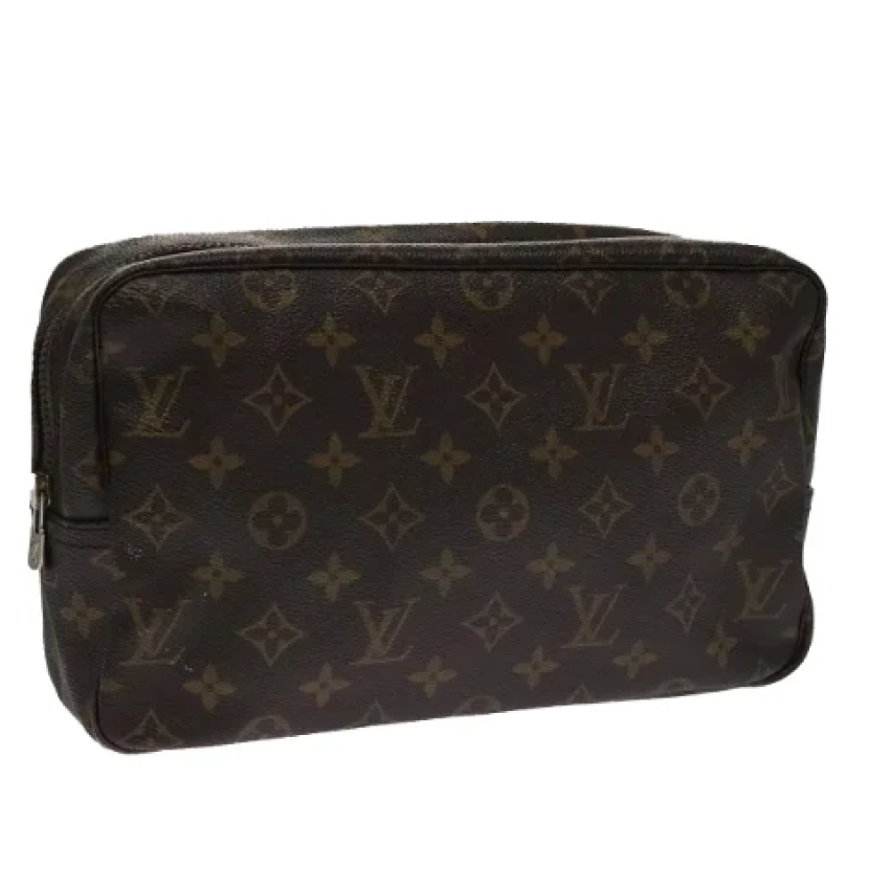 Louis Vuitton Vintage Pre-owned Canvas clutches Brown Dames