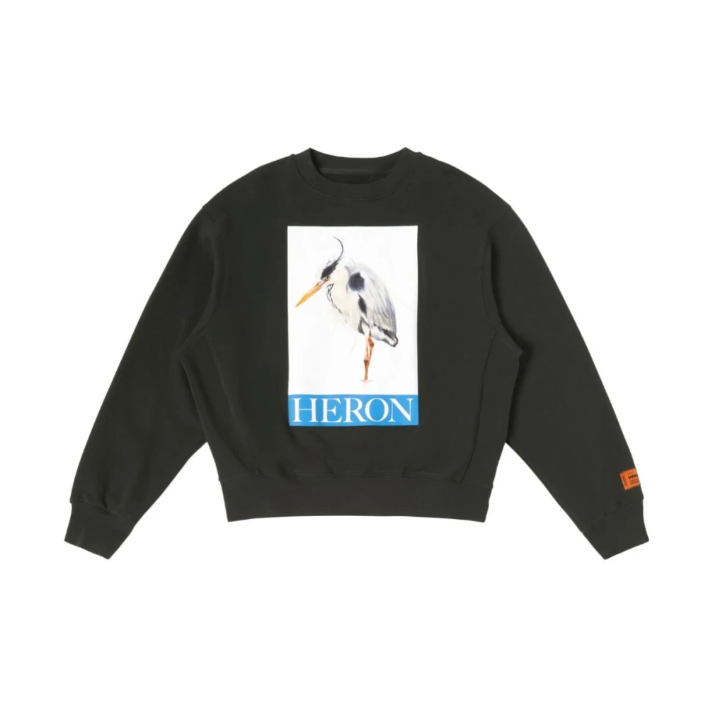 Heron Preston Vogel Crewneck Sweaters Zwart Blauw Black Heren