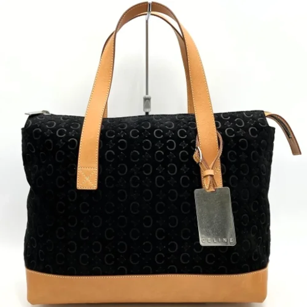 Celine Vintage Pre-owned Leather totes Black Dames