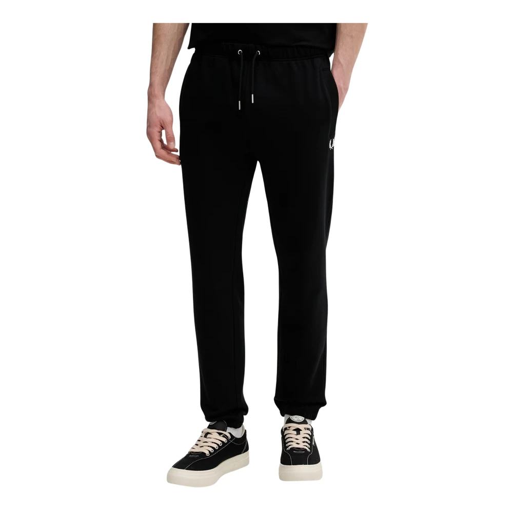 Fred Perry Uomo Nero - Felpa Loopback - Trousers - M