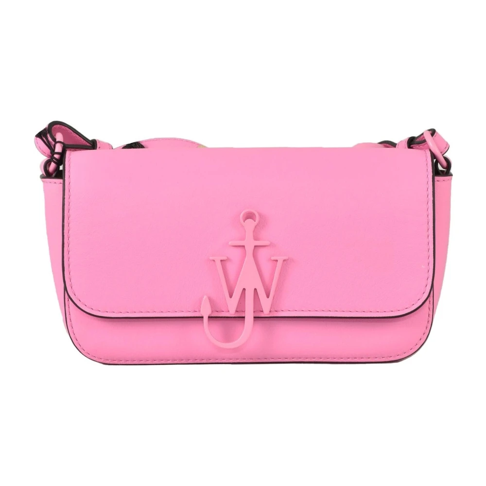 JW Anderson Leren Schoudertas Pink Dames