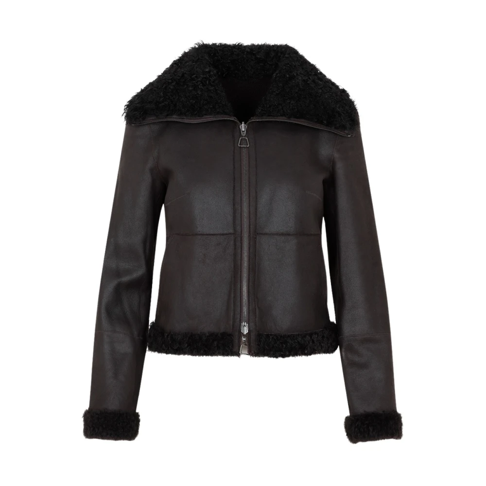Jackets > Leather Jackets - - Akris - Modalova
