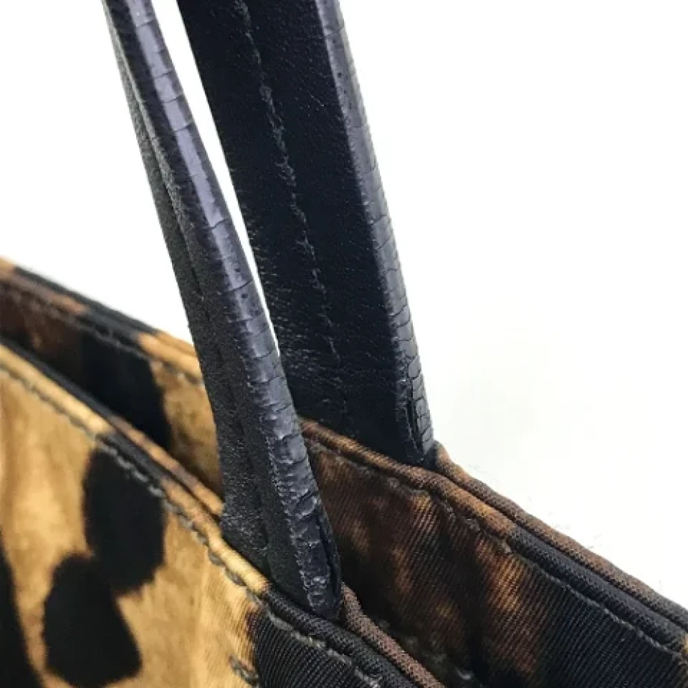 Salvatore Ferragamo Pre-owned Fabric shoulder-bags Brown Dames