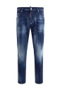 jean-skater-en-coton-classique-avec-patch-en-cuir