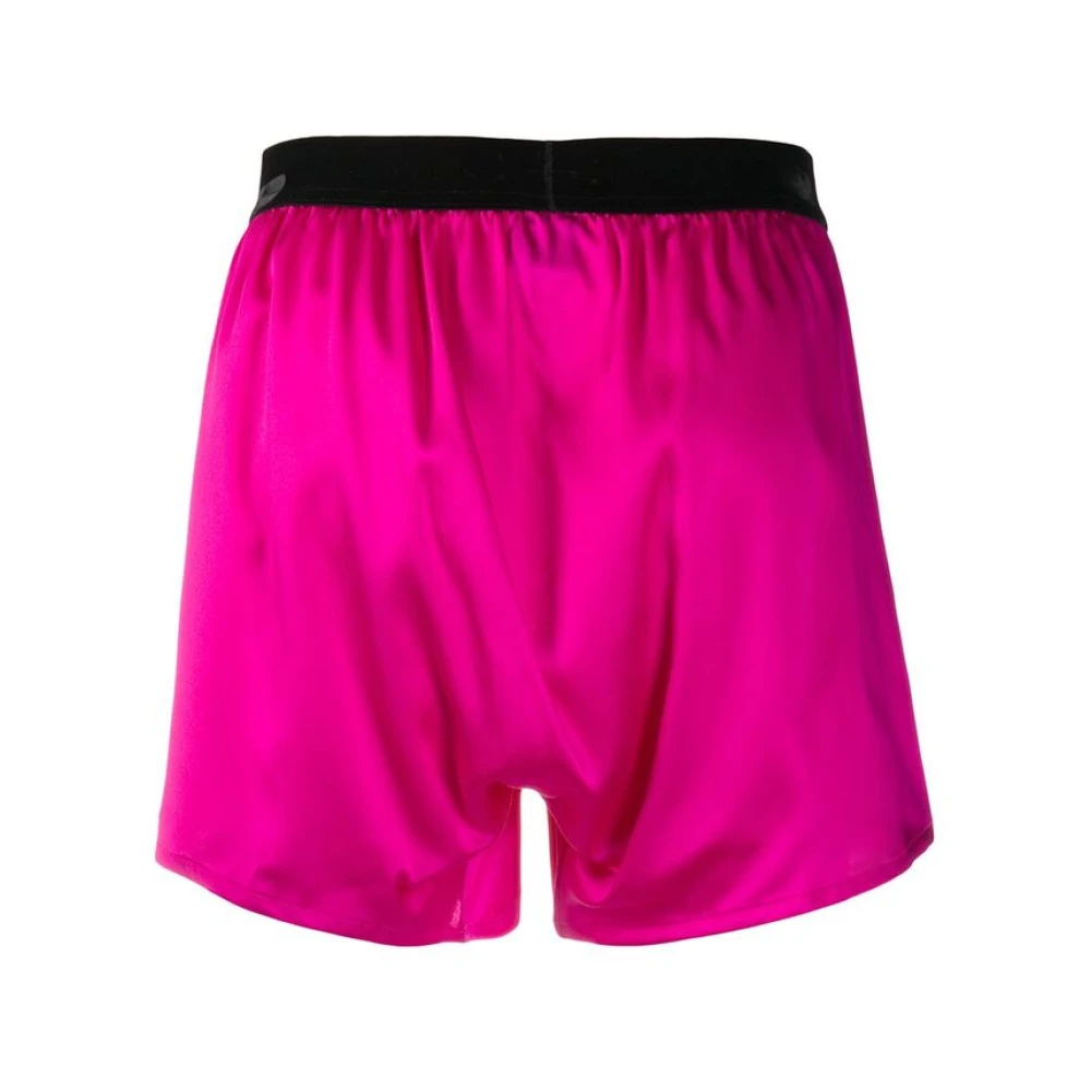 Tom Ford Zijde-mix logoband ondergoed Pink Heren