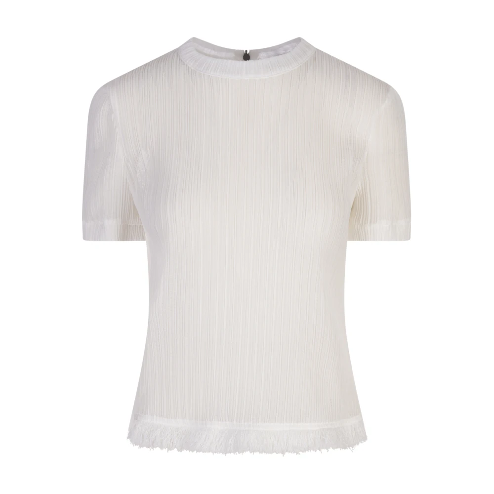 Msgm - Tops > T-Shirts - White - Msgm - Modalova