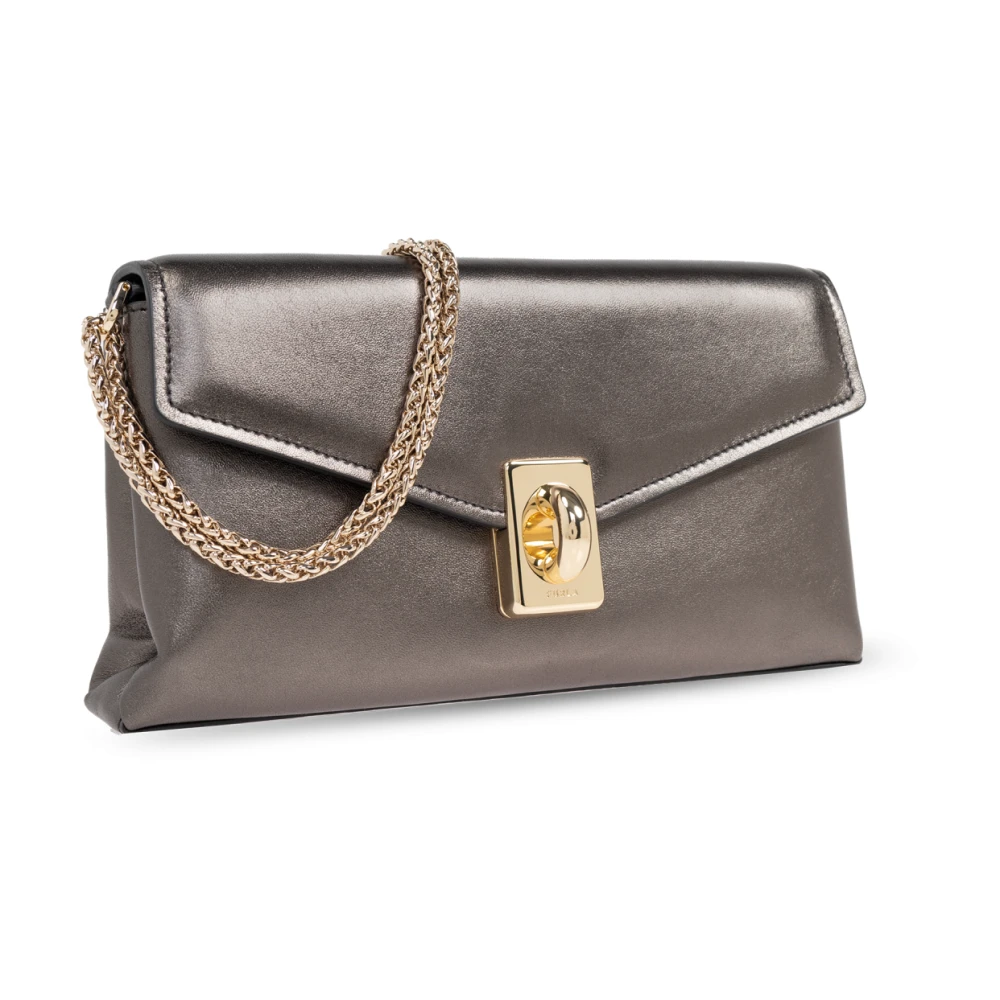 Furla Clutch 'Meridiana Medium' Gray Dames