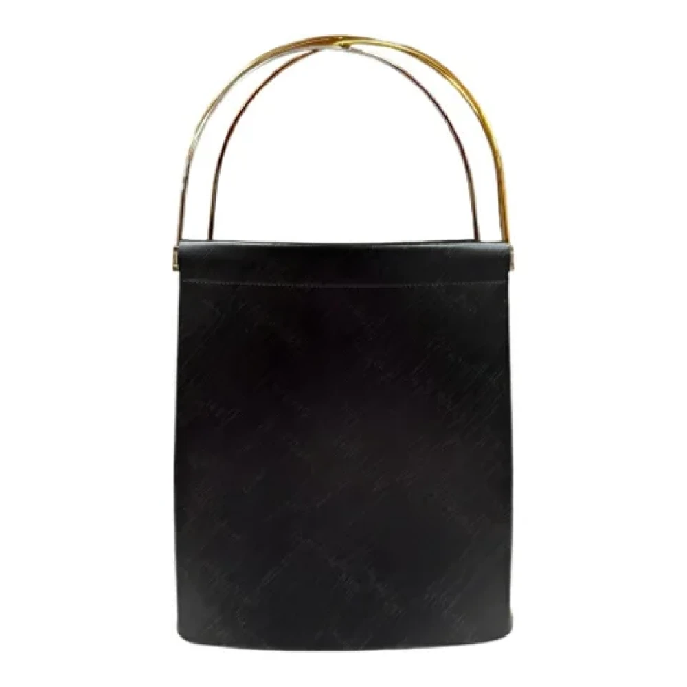 Cartier Vintage Pre-owned Leather handbags Black Dames