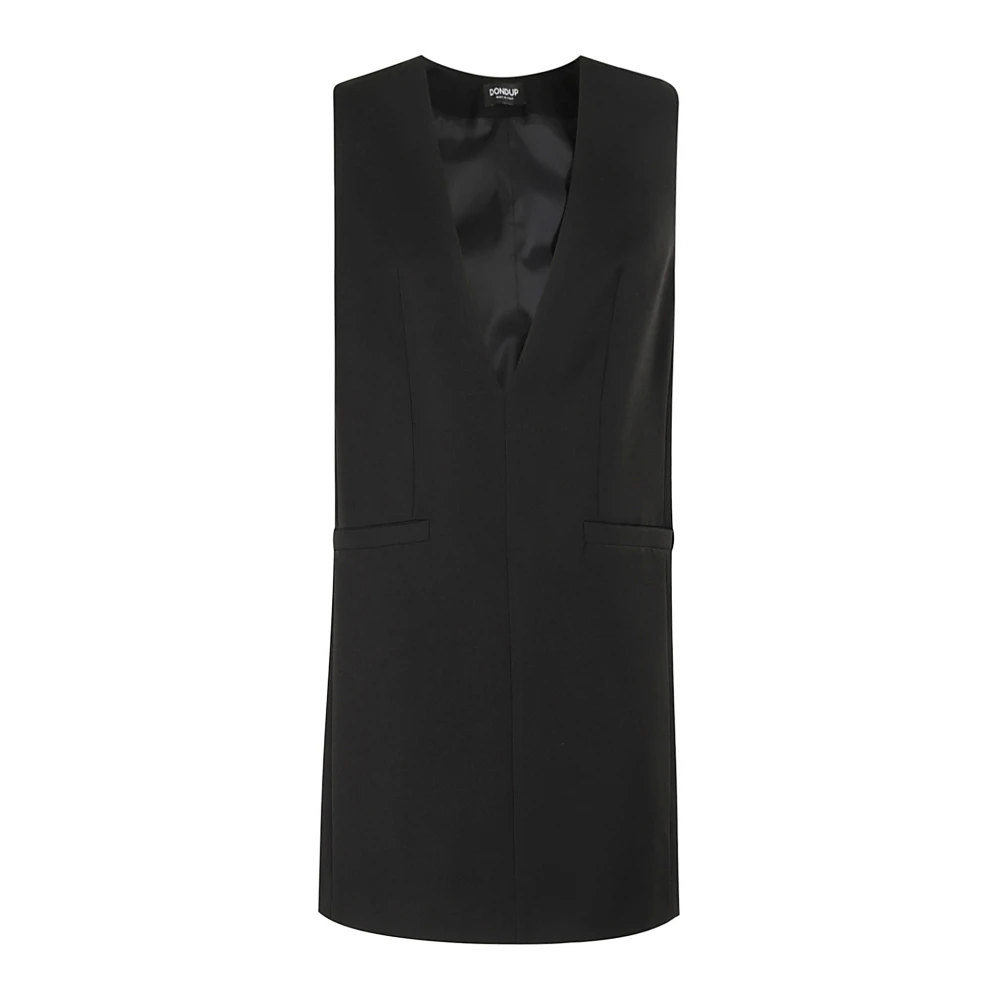 Dondup Elegante Jurk Black Dames