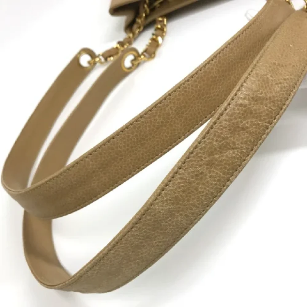 Chanel Vintage Pre-owned Fabric chanel-bags Brown Dames