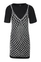 robe-courte-argentee-en-maille-crochetee