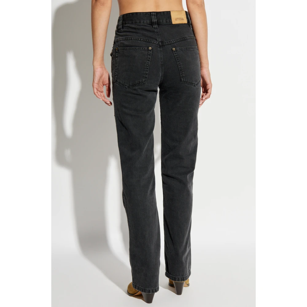 Isabel marant Jeans Brinley Black Dames