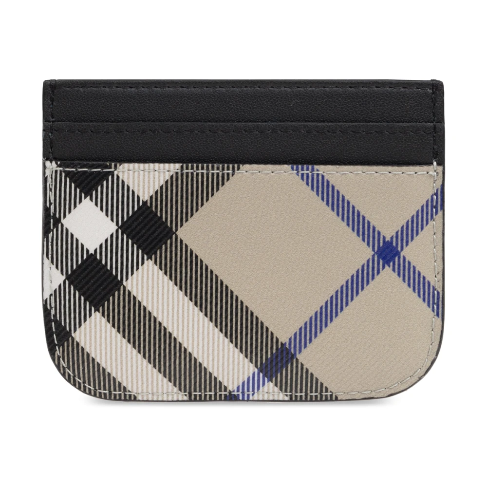 Burberry Checkkaarthouder Beige Dames