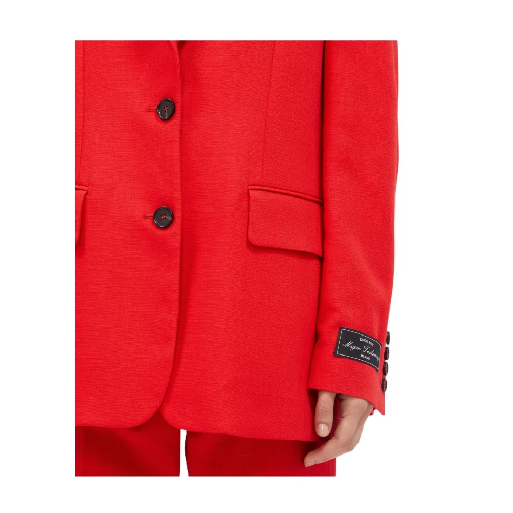 Msgm Stijlvolle Jassen en Blazers Red Dames