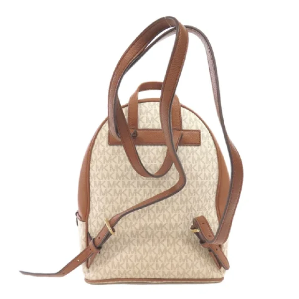 Michael Kors Pre-owned Plastic backpacks Brown Dames